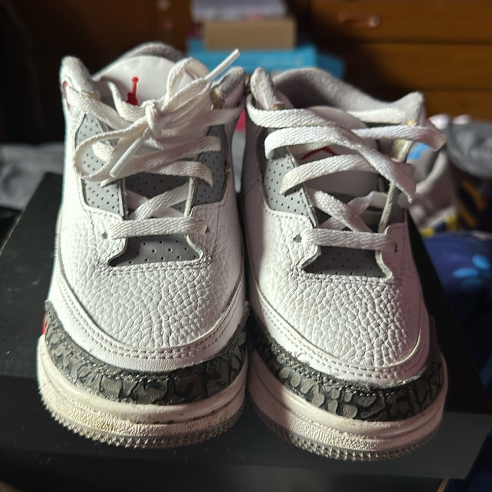 Toddler 10C - Nike Air Jordan 3 Retro “Fire Red” 2022 (TD) Baby Shoes DM0968-160